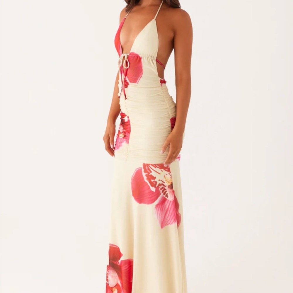 Peppermayo Hollywood Maxi Dress- Orchid Yellow - Picture 2 of 12